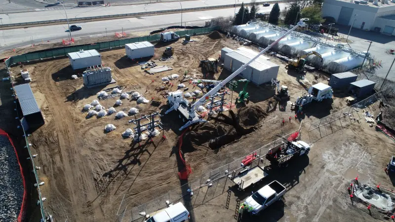 Imagen relacionada con Substation electrical construction project